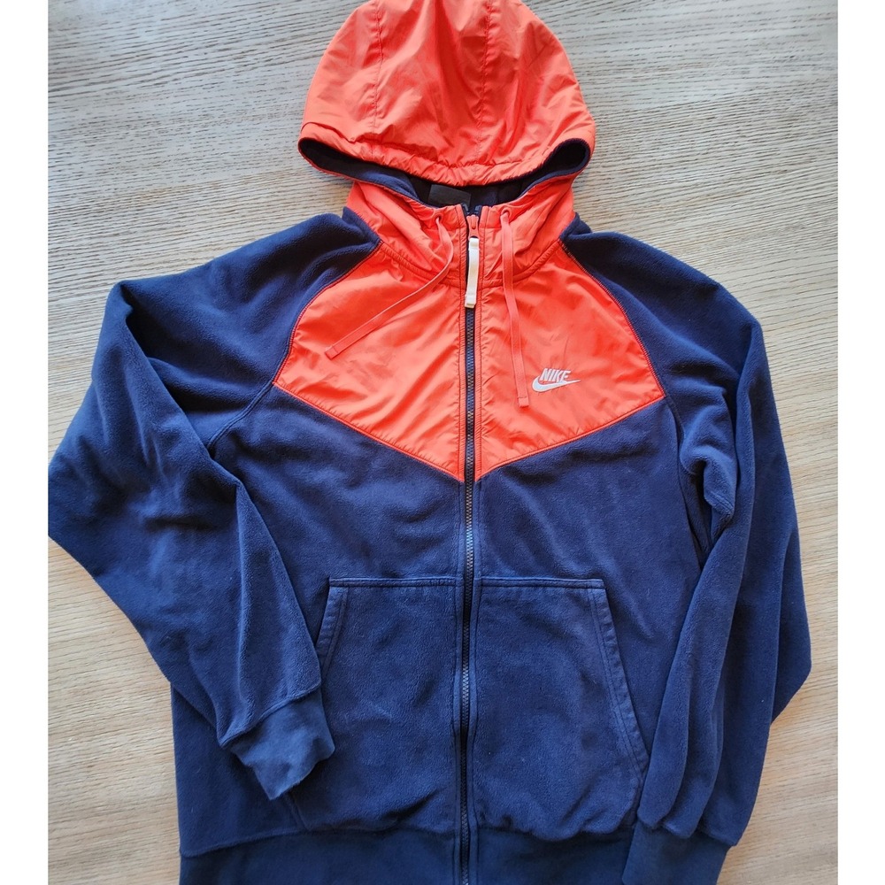 Nike Windrunner Colorblock Fleece Full Zip Hoodie. Gorpcore retro Athleisure Y2K